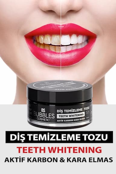 BS Bubbles Cosmetic Diş Beyazlatma Tozu ürün resmi ve değerlendirmesi