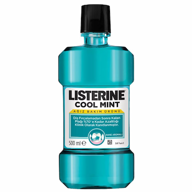 Listerine cool mint ağız bakım suyu 500 ml ürün resmi ve değerlendirmesi